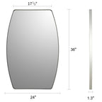 MacLuu Oblong Metal Wall Mirror