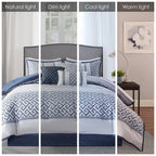 Madison Park Christian 7-piece Geometric Jacquard Comforter Set