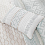 Madison Park Christian 7-piece Geometric Jacquard Comforter Set
