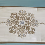 Madison Park Lorraine Blue Jacquard 7-Piece Comforter Set