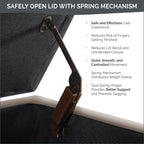 Madison Park Sasha Tufted Top Upholstered Storage Bench