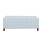 Madison Park Sasha Tufted Top Upholstered Storage Bench