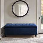 Madison Park Sasha Tufted Top Upholstered Storage Bench