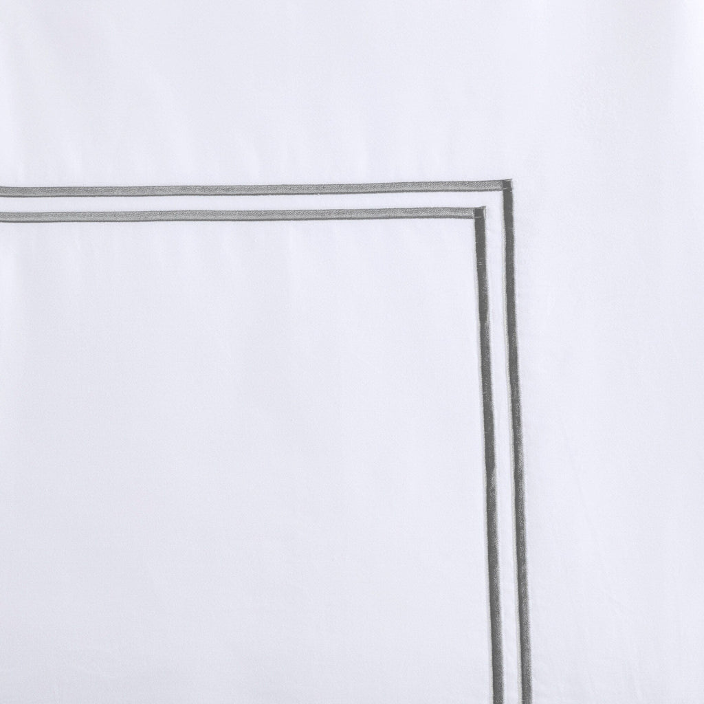 Madison Park Signature 500 Thread Count Luxury Collection 100% Cotton Sateen Embroidered Duvet Cover Set