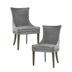 Madison Park Signature Ultra Upholstered Dining Side Chairs With Wood Legs (Set of 2) - N/A