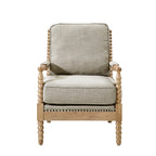 Madison Park Donohue Turned Wood Frame Armchair