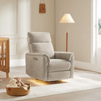 Maire Power Swivel Nursery Recliner Chair with Nightlight
