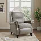 Manual Pushback Recliner Chairs with Nailhead Trim
