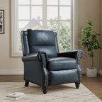 Manual Pushback Recliner Chairs with Nailhead Trim
