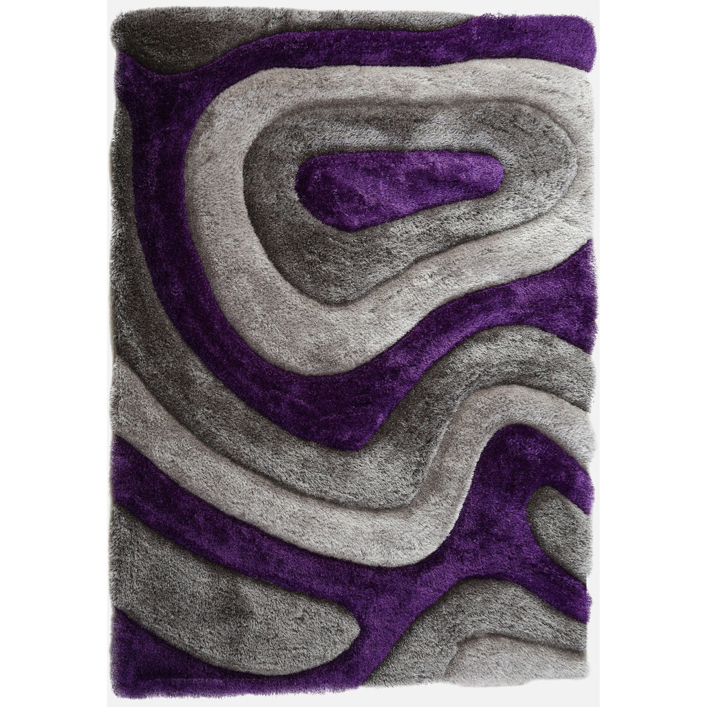 Mateos Shag Abstract Designed Area Rug