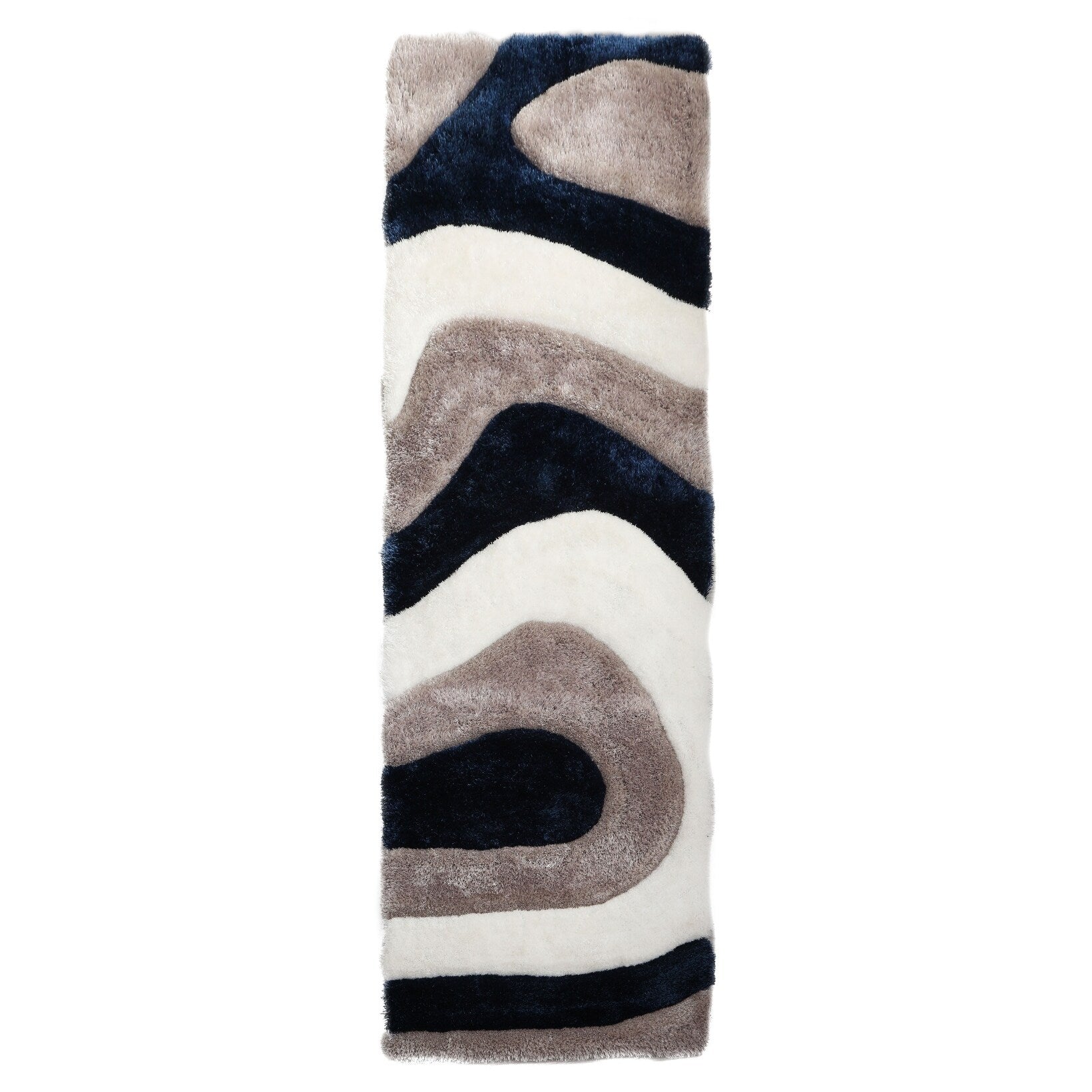 Mateos Shag Abstract Designed Area Rug