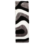 Mateos Shag Abstract Designed Area Rug