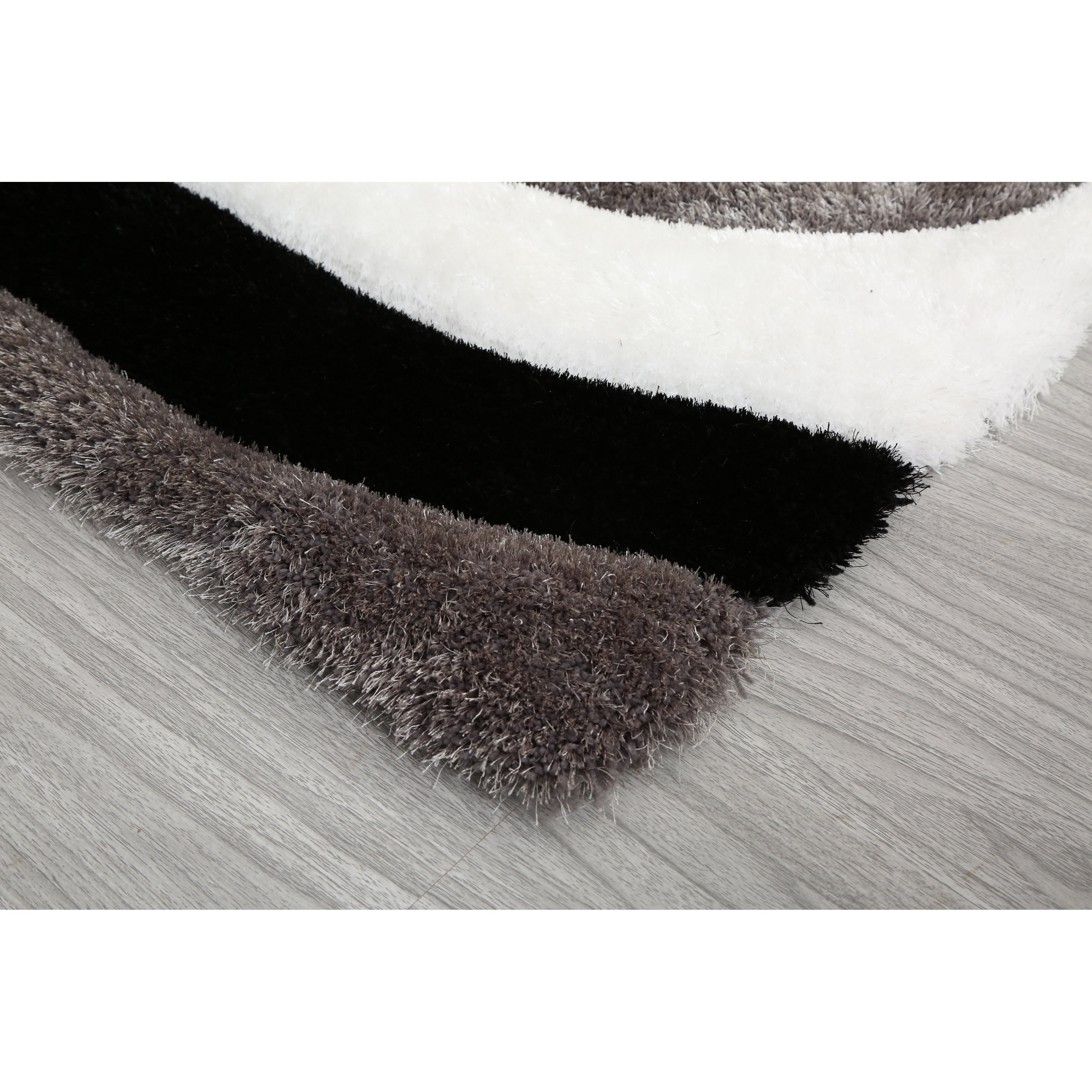 Mateos Shag Abstract Designed Area Rug