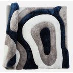 Mateos Shag Abstract Designed Area Rug