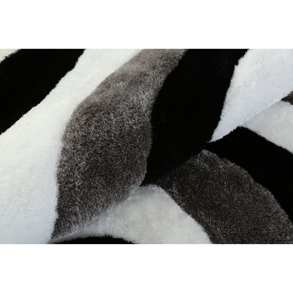 Mateos Shag Abstract Designed Area Rug