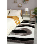 Mateos Shag Abstract Designed Area Rug