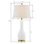 28.5 Ceramic Table Lamp Set with USB (Set of 2)