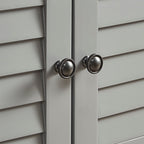 Maybelle Velvet Cushion Shutter Door Storage Bench by iNSPIRE Q Classic