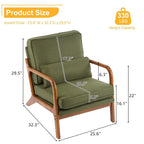 Mid Century Modern Upholstered Accent Chair