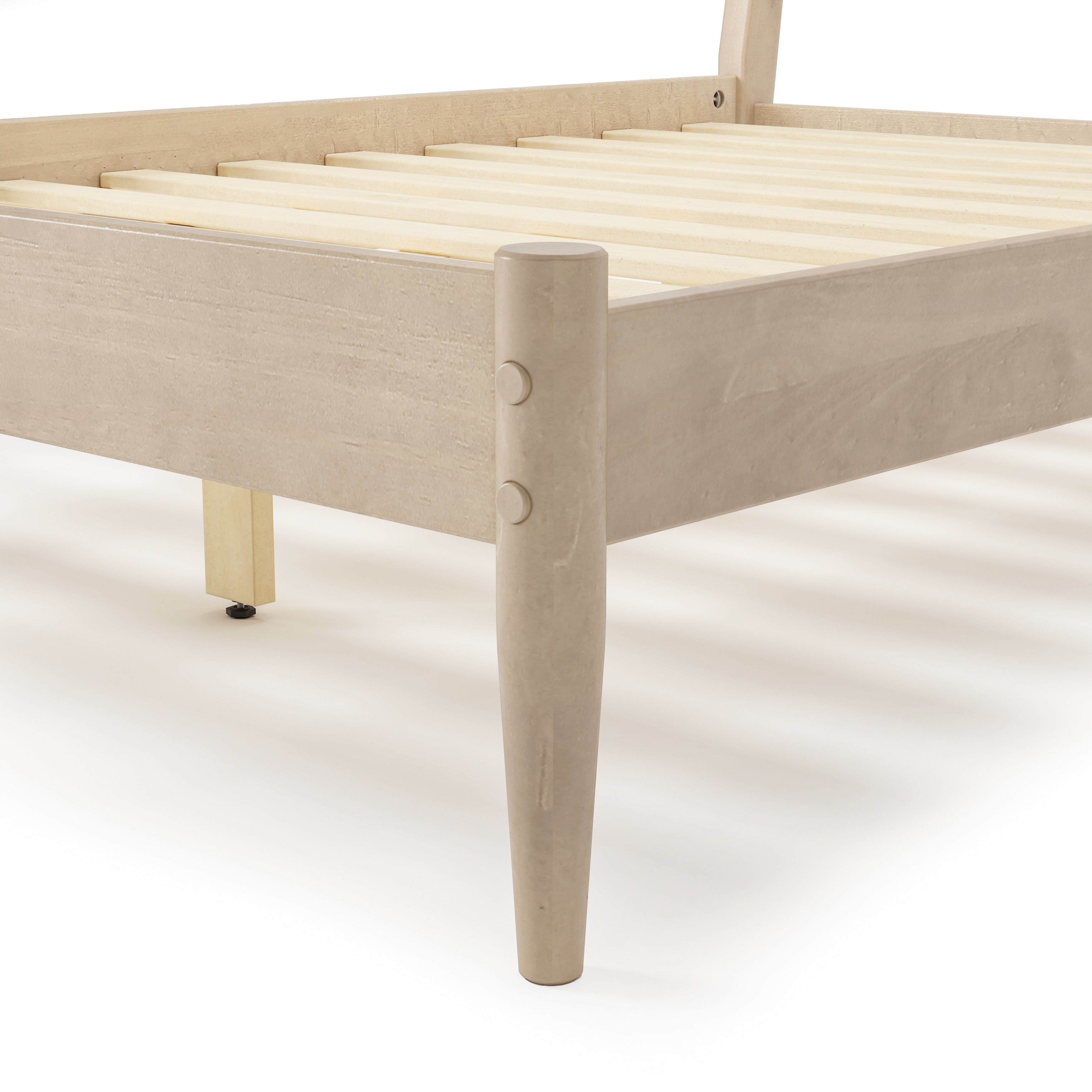 Mid-Century Panel Bed