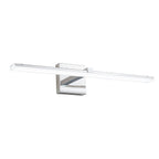 Minimalist Chrome Dimmable LED Linear Vanity Light