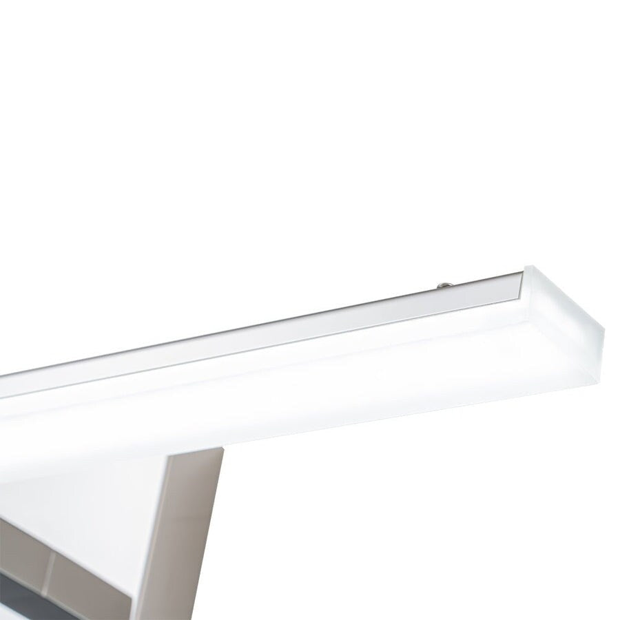 Minimalist Chrome Dimmable LED Linear Vanity Light