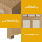 Moasis 5-tier 20 Pair Shoe Storage Cabinet with Double Doors for Entryway