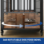 Moasis Furniture-style Dog Crate End Table