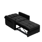 Modern 70.86 3 in 1 Single Convertible Sofa Bed with Adjustable Back and Moving Wheel for Living Room