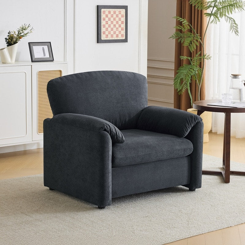 Modern Elephant Ears Armchair Accent Sofa Comfortable Seating for Living Room & Bedroom