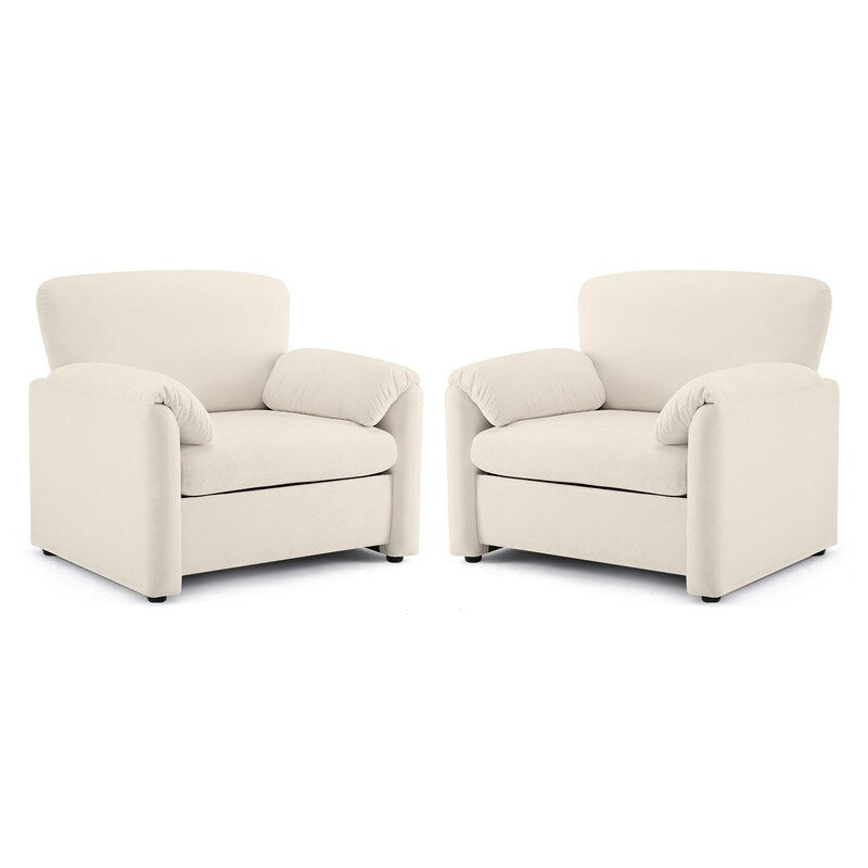 Modern Elephant Ears Armchair Accent Sofa Comfortable Seating for Living Room & Bedroom