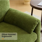 Modern Elephant Ears Armchair Accent Sofa Comfortable Seating for Living Room & Bedroom