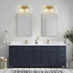 Modern Gold Dimmable Wall Light Glam Cylinder Bathroom Crystal Vanity Light Wall Sconces