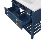 Monterey 37 Farmhouse Single Bathroom Vanity with Top