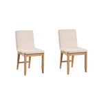 Gracie Modern Bar Stool, Boucle Upholstered Chair and Brushed Wooden Legs