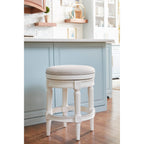 New Ridge Home Goods Chapman Backless Swivel 26 Counter-Height Bar Stool - Counter Height