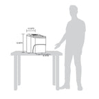 Newair 26 lbs. Countertop Ice Maker, Portable and Lightweight, Intuitive Control, Large or Small Ice Size, BPA Free Parts