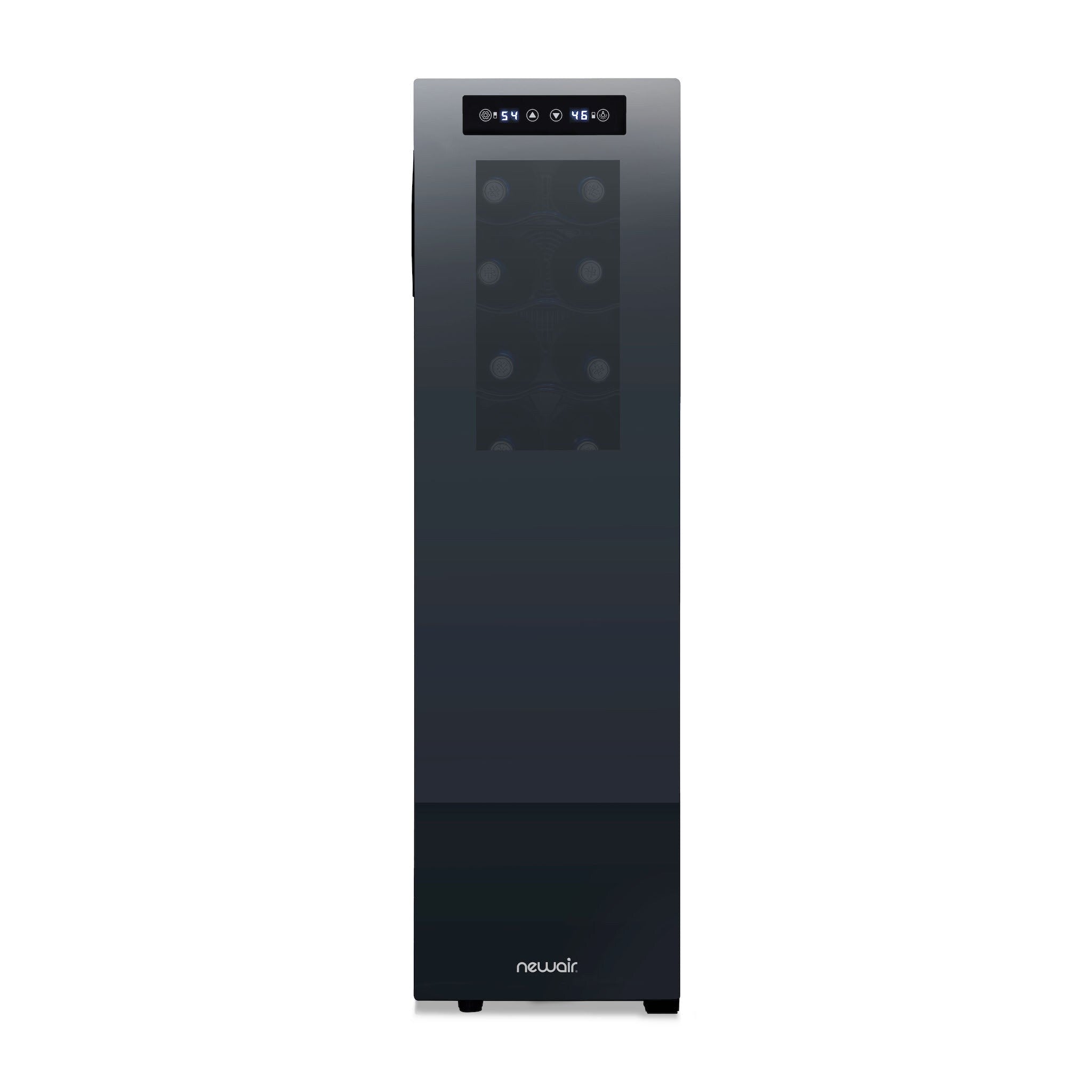 Newair Shadow-T Series Wine Cooler Refrigerator, 18 Bottle Dual Temperature Zone, Freestanding, Thermoelectric, Digital Control
