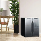 Newair Wine and Beverage Refrigerator, 18 Bottles & 59 Cans, Dual Temperature Zones, Freestanding, Digital Temperature Control