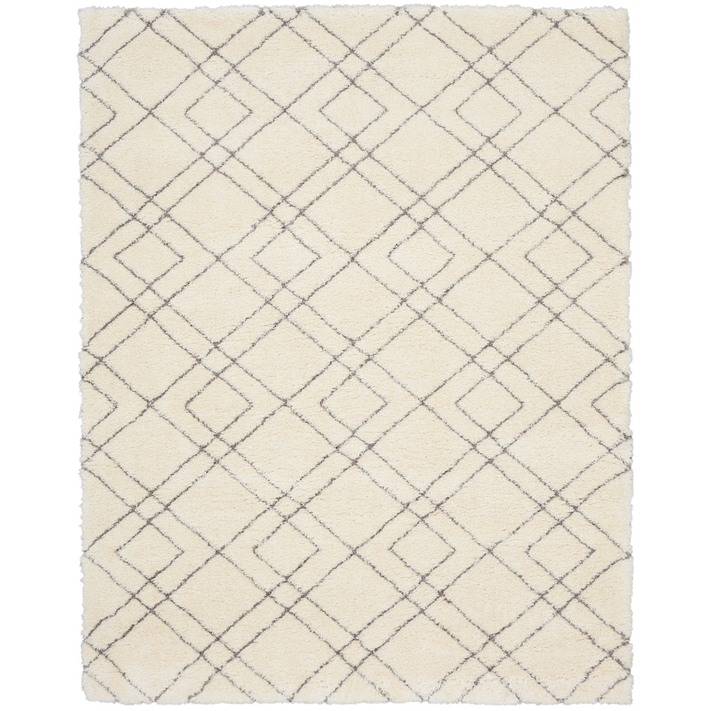 Nourison Luxurious Shag Ultra Plush Pile Abstract Geometric Area Rug