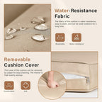 Nuon 4-Piece/5Piece Outdoor Patio Conversation Set Wicker Daybed Set with Canopy by Havenside Home