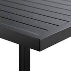 Albany Aluminium 9-Piece Outdoor Cube Dining Set,Taupe