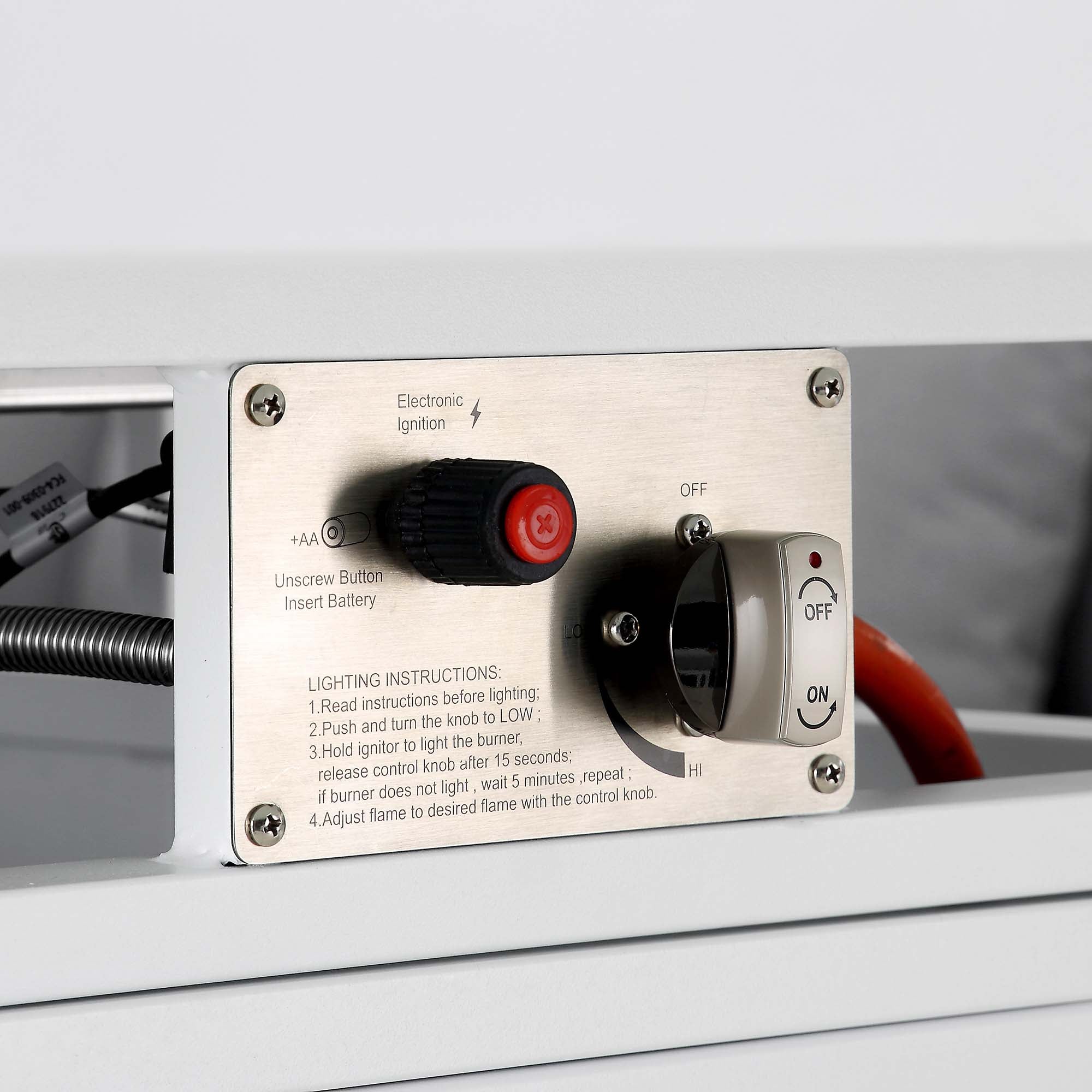 Calabasas Large Outdoor Fabric and Aluminium Corner Casual Dining Set with Firepit Table, Light Grey