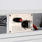 Albany Aluminium Large Corner Casual Dining Set with Firepit Table, White