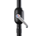 Champneys 6-Seater Steel and Fabric Outdoor Patio Dining Set with Crank Parasol, Sage Green