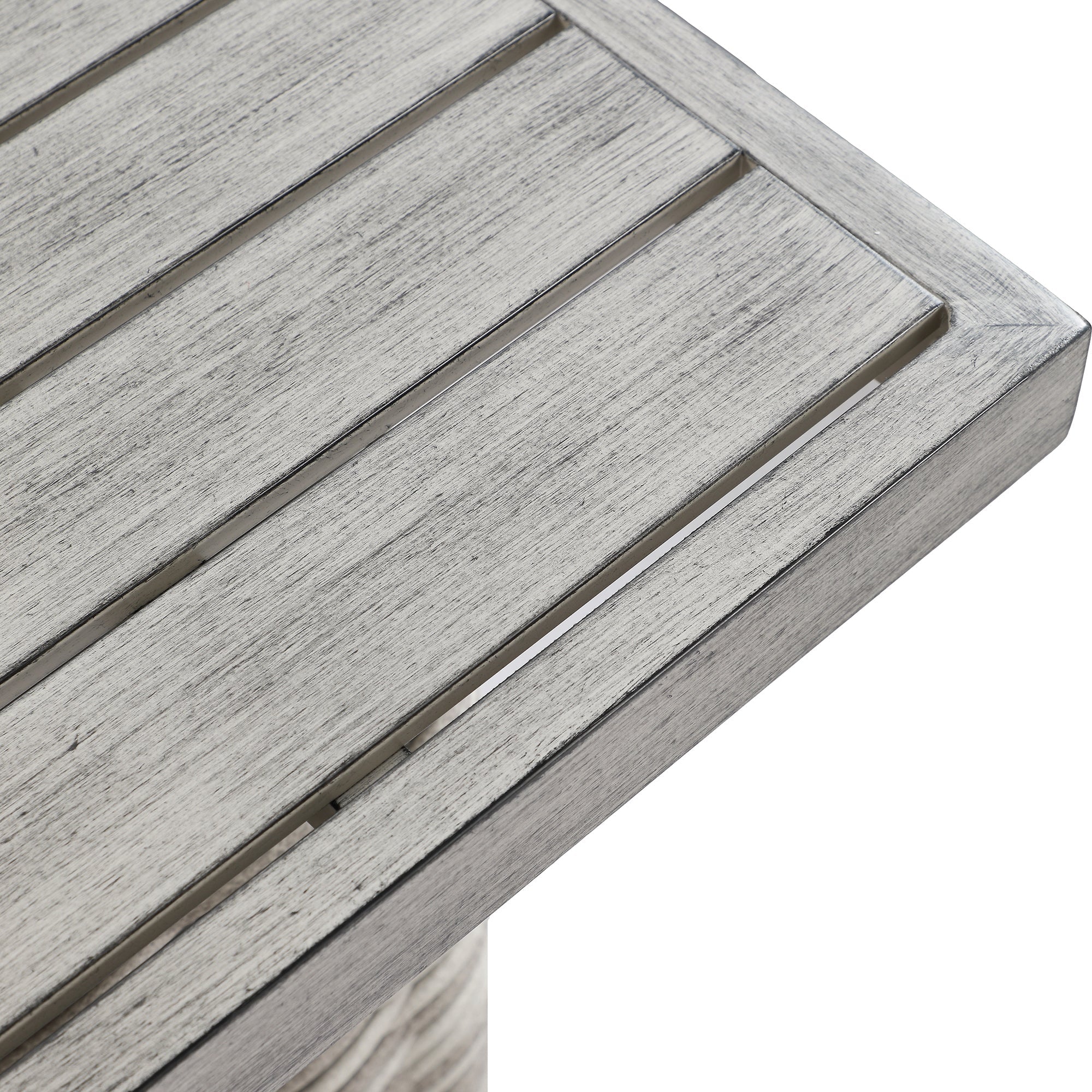 Bellagio Round Wicker Large Corner Casual Dining Set with Rising Table, Light Grey with Taupe Stripes