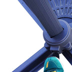 300cm Large Square 360° Aluminium Roma Cantilever Garden Hanging Parasol, Grey