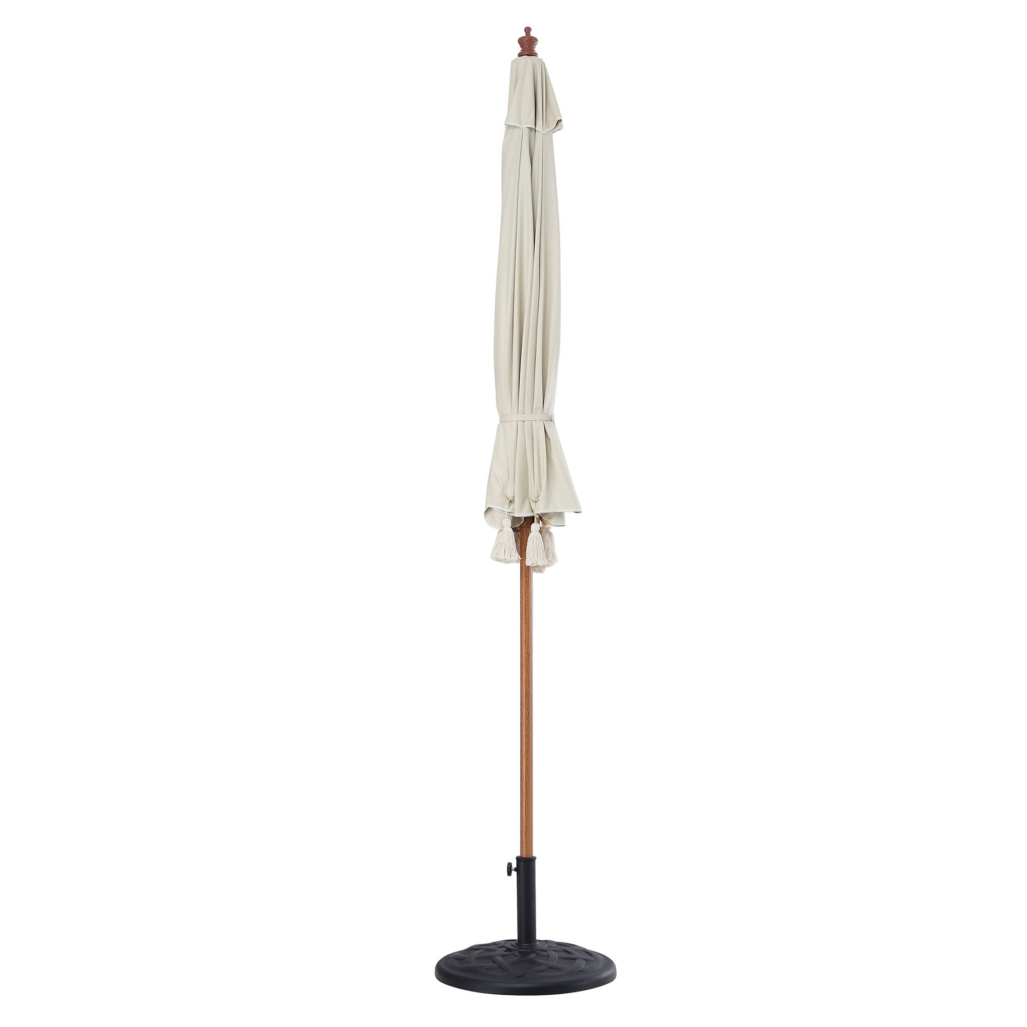 Butterfly & Flower 2.6M Octagonal Tassel Parasol with Aluminium Tilt