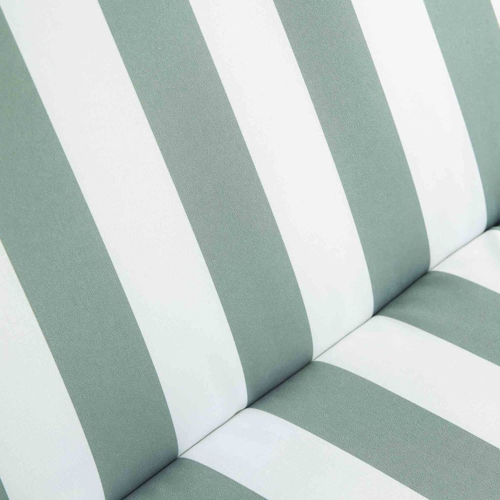 Champneys Outdoor Reclining Swing with Canopy, Sage Green Striped