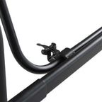 Champneys Outdoor Reclining Swing with Canopy, Taupe Striped